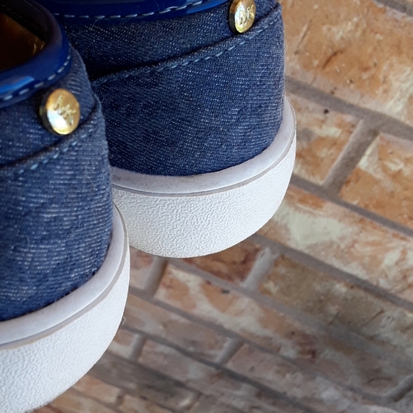 Michael Kors Denim Animal Print Slip-Ons - Picture 4 of 7